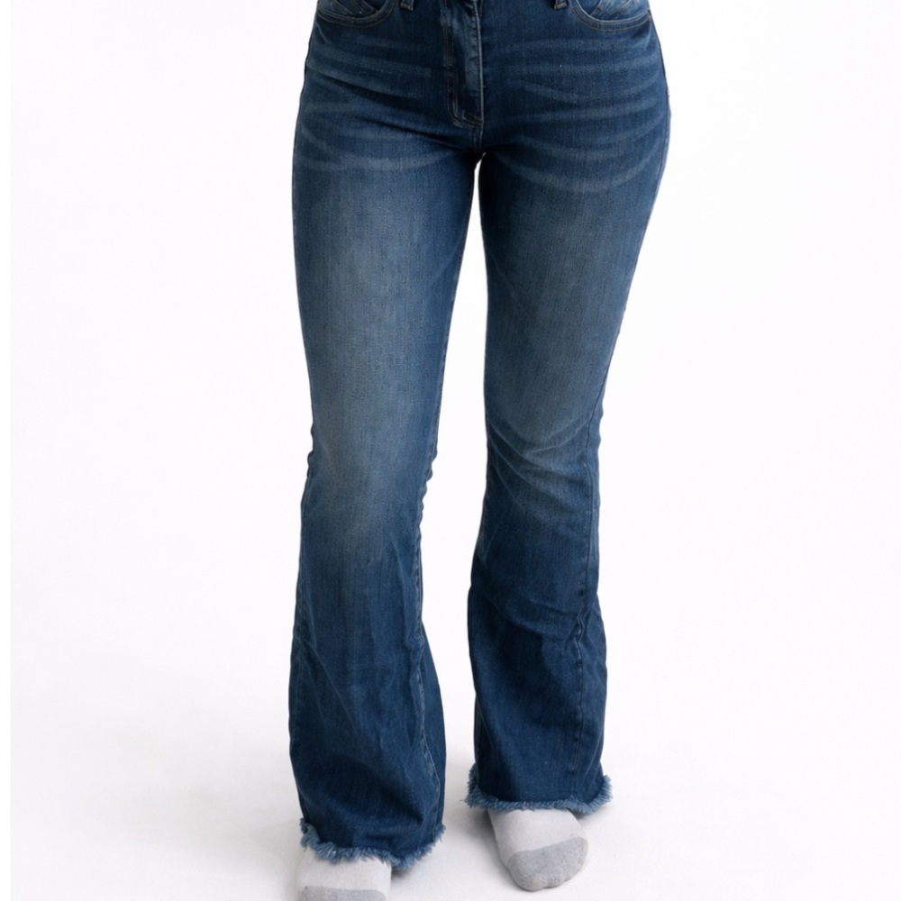 KanCan Dark Blue Flare Jeans